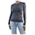 Brunello Cucinelli Grey long sleeve jersey top - size M Cotton  ref.985670