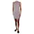 Diane Von Furstenberg Purple sleeveless striped dress - size S Rayon  ref.985759