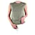 Frame Denim Green sleeveless crewneck top - size S Cotton  ref.985802