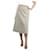 Bottega Veneta Neutral Button up midi skirt - size UK 10 Cotton  ref.985962