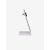 Chanel Orecchini a bottone CC in strass argento - vista 3