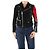 Giuseppe Zanotti Schwarze Wildleder-Bikerjacke – Größe S