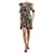 Sandro Green silk floral dress - size UK 10  ref.986212