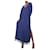 Autre Marque Robe maxi style caftan bleu marine - taille UK 10  ref.986326