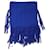 Bottega Veneta Lenço de seda azul com franjas  ref.986352