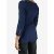 Alessandra Rich Blue embellished button printed lining scoop neck jacket - size IT 42 - Ansicht 4