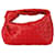 Bottega Veneta Bolsa mini Intrecciato Jodie vermelha em couro  ref.986549