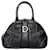Christian Dior Black double saddle leather dome bag  ref.986550