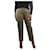 Aspesi Green straight-leg trousers - size UK 14 Cotton  ref.986630