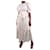 Ulla Johnson Vestido color crema de manga corta - talla US 8 Crudo Viscosa  ref.986677