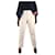 Isabel Marant Pantalon à poches crème - taille FR 42 Écru  ref.986751