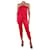 Autre Marque Pink sleeveless elasticated waist jumpsuit - size XS Viscose  ref.986754