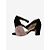 Bionda Castana Schwarze Wildleder-Sandalen mit rosa Kunstfell – Größe EU 37 - Ansicht 4