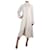 Autre Marque Vestido crema de manga larga con botones - talla FR 38 Crudo Viscosa  ref.987025
