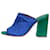 Etro Blue embroidered heels - size EU 36 Viscose  ref.987104