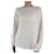 Autre Marque White wool-blend knit jumper - size S  ref.987237