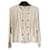 Chanel Vintage Creme silk blouse Cream  ref.987442