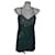 Pinko Kleid mit Pailletten Dunkelgrün Synthetisch  ref.987862