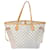 Louis Vuitton NEVERFULL MM BAG White Leather  ref.987960