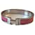 Constance Hermès hermes Clic H bracciale Rosa Metallo