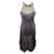 KAREN MILLEN Original Womens Brown Bubble Hem Bodycon Occasion Dress UK 8 Polyester  ref.988071