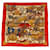 Hermès HERMES CARRE 90 Schal ""ST.CHRISTOPHE ET L / ENFANT JESUS"" Silk Red Auth am4688 Rot Seide  ref.988195