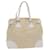 PRADA Shoulder Bag Canvas Leather Beige White Auth cl663 Cloth  ref.988213