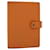 Louis Vuitton Agenda PM Orange Leder  ref.988623