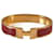 Hermès hermes Clic H bracciale Rosso Metallo  ref.988741