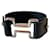 Bracelet Hermès Cuir Noir  ref.988753