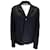 Autre Marque Blazer in lana Gauchere nero con cut-out sul retro  ref.988961