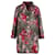 Dolce & Gabbana Manteau à simple boutonnage en brocart métallisé floral en polyester multicolore  ref.989080