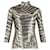 Dolce & Gabbana Zebra Print Turtleneck Top in Multicolor Sequins Golden Cotton  ref.989081