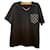 Montsouris Louis Vuitton T-Shirt mit goldfarbener Kette (M-Größe) Schwarz Baumwolle  ref.989209