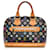 Louis Vuitton Monograma Negro Multicolor Alma PM Cuero Lienzo  ref.989243