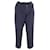 Autre Marque Mr. P Drawstring Pants in Navy Blue Wool  ref.989323