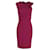 Roland Mouret Nepa Vestido assimétrico drapeado em viscose roxa Roxo Fibra de celulose  ref.989341