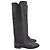 Isabel Marant Bottines Chess en Cuir Noir