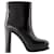 120 Mm Ankle Boots - Alexander Mcqueen - Leather - Black  ref.989358
