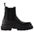 Dolce & Gabbana Botas Chelsea - Dolce&Gabbana - Piel - Negro Cuero  ref.989368