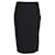 Michael Kors Pencil Skirt in Black Lana Vergine Wool  ref.989535