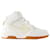 Off White Out Of Office Mid-Top-Sneaker – gebrochenes Weiß – Leder – Weiß Beige  ref.989643
