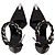 Zapatos de tacón Punk - Alexander Mcqueen - Cuero - Negro/plata - vista 4