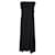 Dolce & Gabbana Ärmelloses Midikleid aus schwarzer Viskose Zellulosefaser  ref.989866