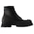 Tread Ankle Boots - Alexander Mcqueen - Leather - Black  ref.989872