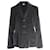 Armani Exchange Blazer de veludo Armani Collezioni em algodão preto  ref.989910