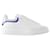 Oversized Sneakers - Alexander Mcqueen - Leather - White/silver  ref.989957