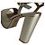 Stuart Weitzmann Ryder 95 Sandali con plateau in pelle dorata - vista 7