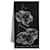 Bufanda con calavera de orquídea - Alexander McQueen - Lana - Negro  ref.990055
