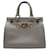 Bolsa pequena com alça superior Gucci Zumi em couro cinza  ref.990074